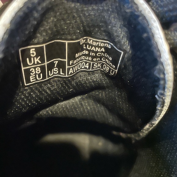 Dr. Martens Womens White Luana Combat Boot - Picture 4 of 4